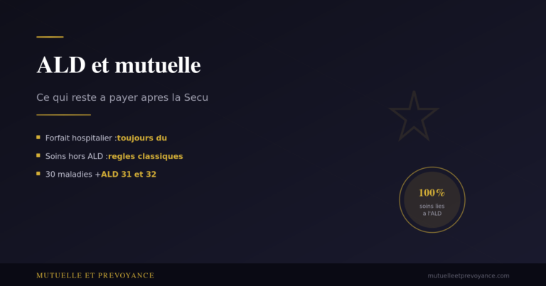 ALD et mutuelle sante, ce qui reste a payer apres la Secu
